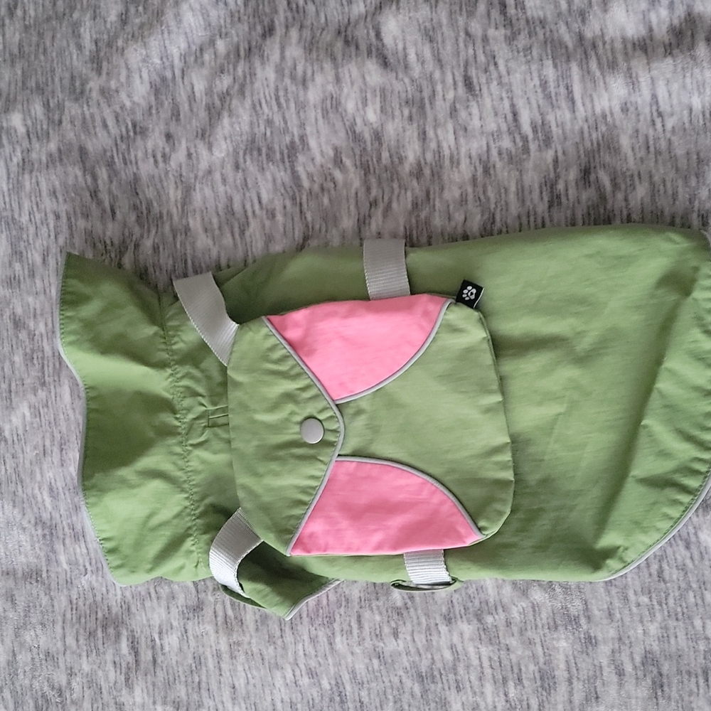 Small dog rain jacket